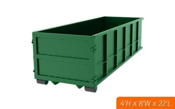 the cost of renting a 20 yard dumpster varies depending on your location, rental period, and other factors. please contact us for a customized quote